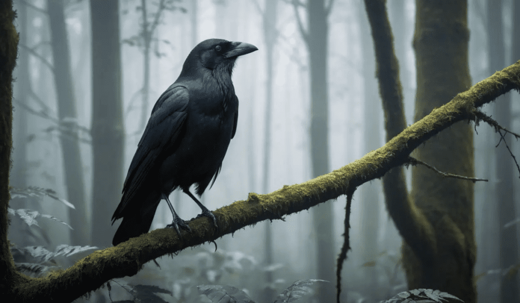 Spiritual meaning black and white bird