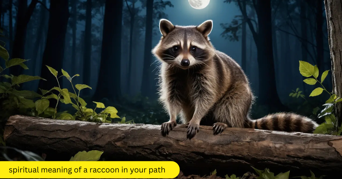 Spiritual meaning of a raccoon in your path