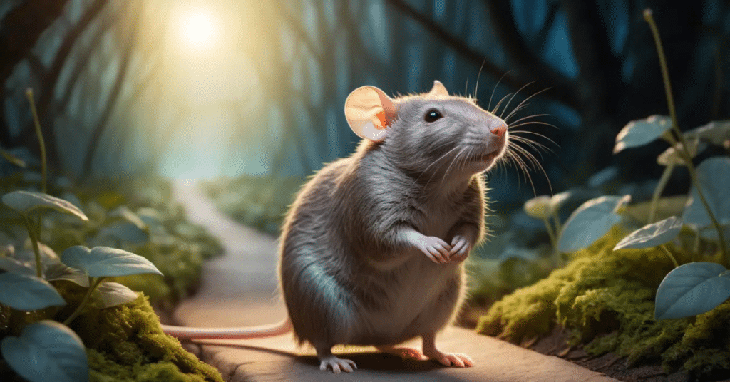 spiritual meanings of a rat crossing your path