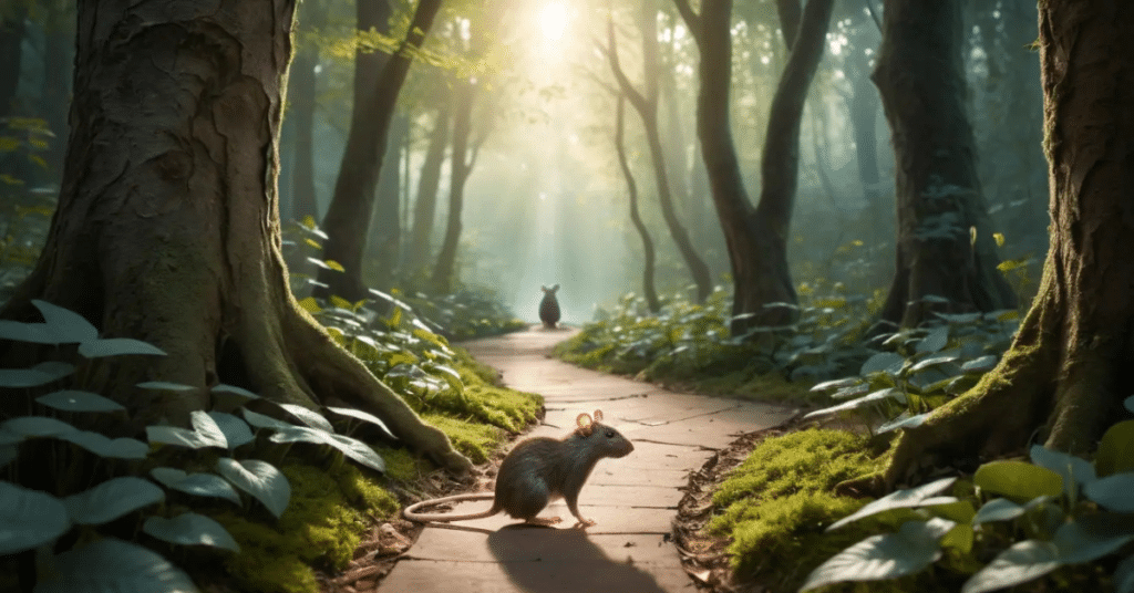 spiritual meanings of a rat crossing your path