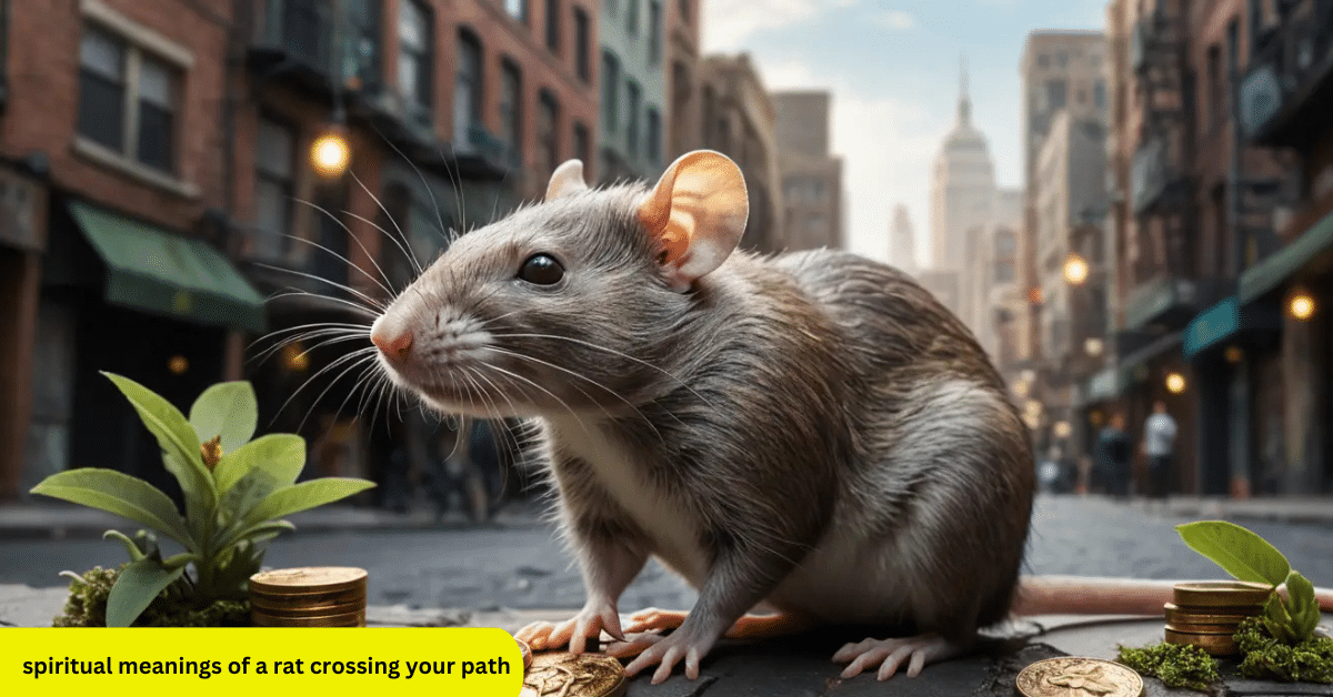 spiritual meanings of a rat crossing your path